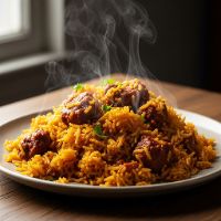 Mutton Tawa Pulav