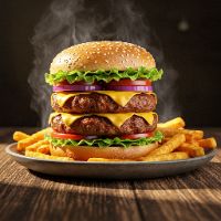 Non-Veg Burger Combo (Classic Chicken)