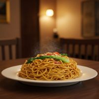 Non Veg Burnt Garlic Noodles