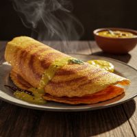 Onion Rava Butter Dosa