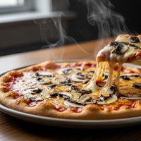 Only Mushroom Cheese Pizza (7 Inch)