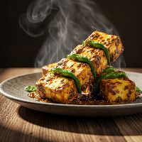 Paneer Basil Garlic Tikka