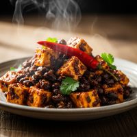 Paneer Black Bean Chilli Dry