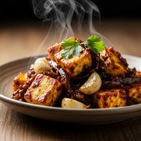 Paneer Burnt Garlic