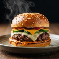 Veg Paneer Cheese Burger