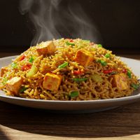 Paneer Combination Fried Rice (Half)