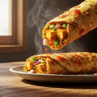Paneer Crispy Spicy Shawarma (Small)