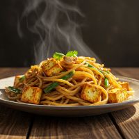 Paneer Garlic Noodles (Half)