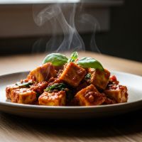 Paneer Hot Basil Sauce