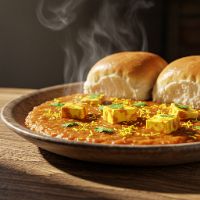 Paneer Khada Pav Bhaji