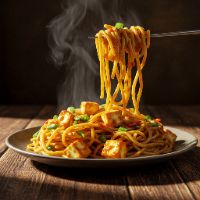 Paneer Manchaurian Noodles (Half)