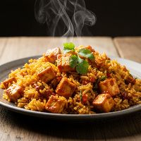 Paneer Manchurian Rice & Gravy