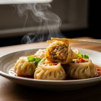 Paneer Momo Steam.