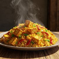 Paneer Schez. Fried Rice (Half)