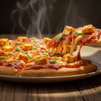 Paneer Schezwan Cheese Pizza