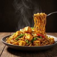 Paneer Schezwan Noodles (Half)