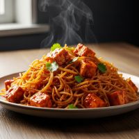 Paneer Schezwan Rice / Noodles (Medium)