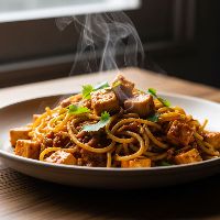 Paneer Sherpa Noodles & Gravy (Half)