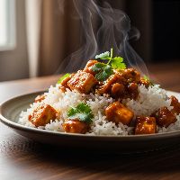 Paneer Sherpa Rice & Gravy (Half)