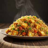 Paneer Singapore Fried Rice