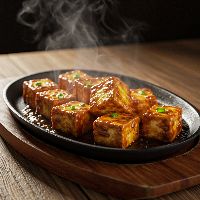 Paneer Sizzlers (BBQ, Kung Pao, Black Pepper)