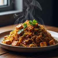 Paneer Triple Rice / Noodles (Medium)