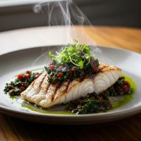 Pan Grilled In Chimi Churi Sauce (Chi)