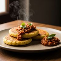 Pithala Bhakri (2) + Thecha