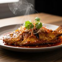 Pomfret Hunan Sauce