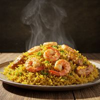 Prawn Chicken Tawa Rice (Full)