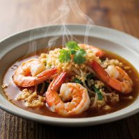 Prawn Hot Garlic Soup