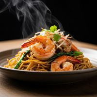 Prawns Burnt Garlic Noodles