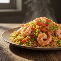 Prawns Chopper Fried Rice / Noodles