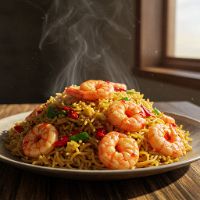 Prawns Comb. Schez. Fried Rice / Noodles