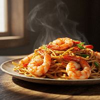 Prawns Dragon Noodles