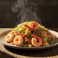 Prawns Fried Rice / Hakka Noodles