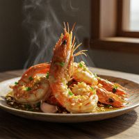 Prawns Garlic Ginger (Full)