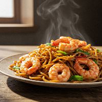 Prawns Hunan Noodles