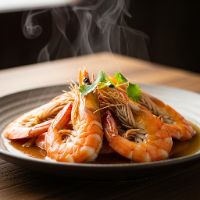 Prawns in Oyester Sauce