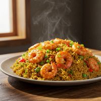 Prawns Manchurian Fried Rice (Full)