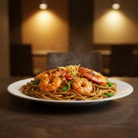 Prawns Manchurian Noodles