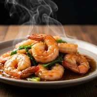 Prawns Oyster in Sauce