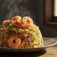 Prawns Peaking Fried Rice