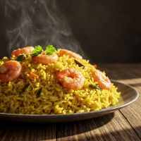 Prawns Pulav (Full)