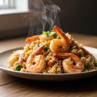 Prawns Singapore Rice