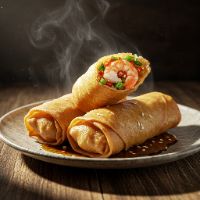 Prawns Spring Roll Dry