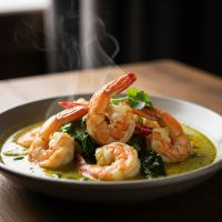 Prawns Thai Curry Green
