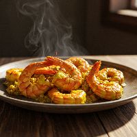 Prawns Zafrani Lasoon