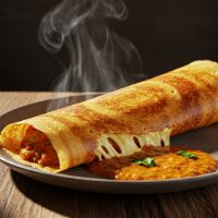 Rava Cheese Masala Dosa