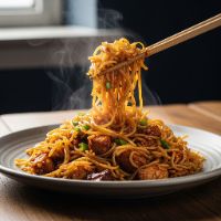 SCHEZWAN FRIED RICE / NOODLES (Veg)